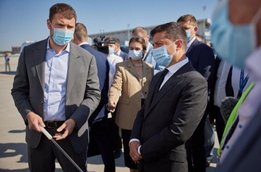 President of Ukraine Zelensky visited the new runway works at the Odessa airport