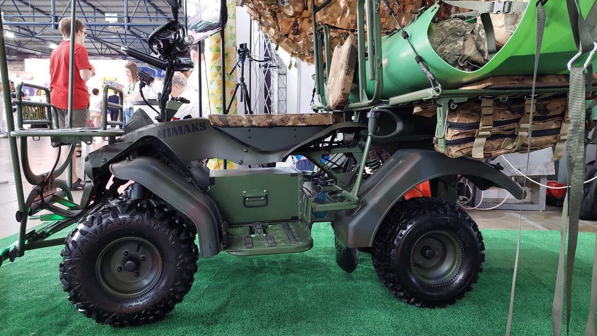 An electric quad bike named HIMAKS has been developed for the military in Ukraine