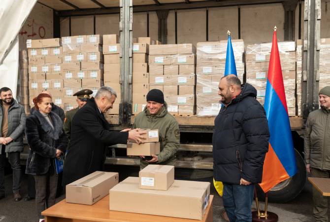 Armenia has delivered a new batch of humanitarian aid to Ukraine