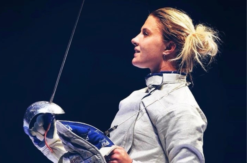 Olga Kharlan won the gold at the World Cup stage in fencing in Peru
