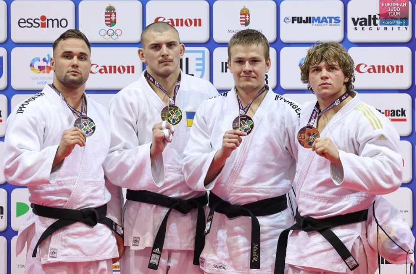 Ukrainian judokas won three medals at the European Open tournament