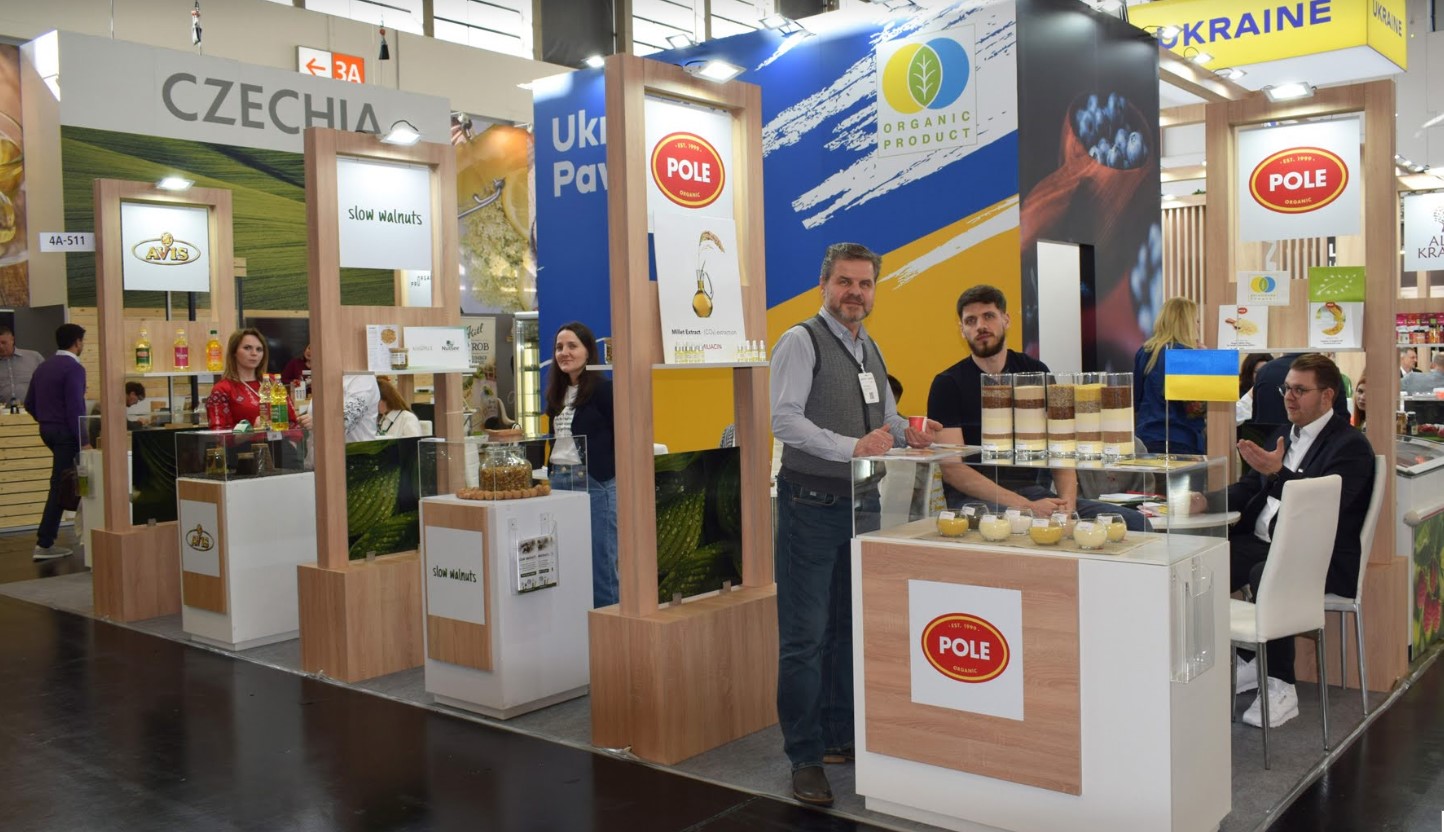 38 Ukrainian companies are presenting organic products at an international exhibition in Germany